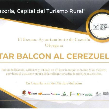 Alojamiento Balcon Al Cerezuelo Cazorla Dış mekan fotoğraf